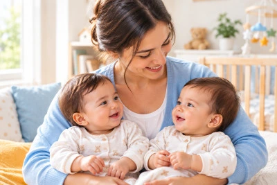 İkiz Bebek Tecrübeli Bakıcılar